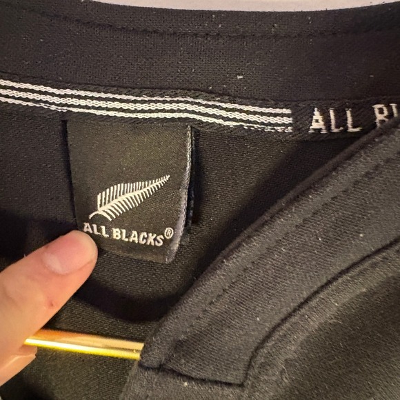 Adidas All Blacks Rugby Polo Shirt Black Mens 2XL Official Licensed - Picture 3 of 9